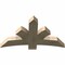 Ekena Millwork Davenport Rough Sawn Timber Gable Bracket, Douglas Fir, 48"W x 28"H x 4"D x 6"F, 14/12 Pitch GBW048X28X0406DAV00RDF - alternate 3